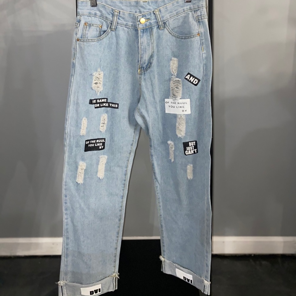 Graphic Mom Jeans